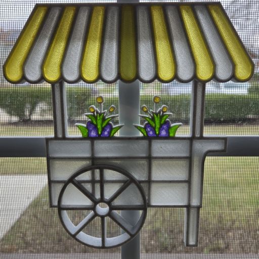 Stained Glass Cart